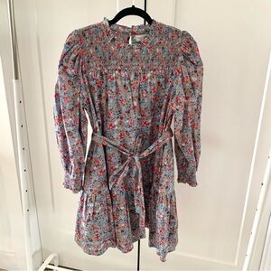 Olivia James The Label Smocked Floral Dress